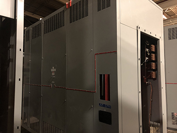 2500/3333 KVA, Pri 4160 D, Sec 480Y/277, 1997, GE, CAST COIL, COPPER, INDOOR:1