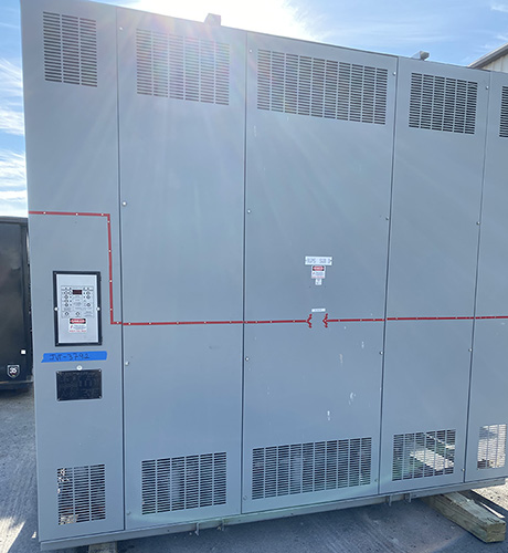 2500/3333 KVA, Pri 4160 D, Sec 480Y/277, 1997, GE, CAST COIL, COPPER, INDOOR:1