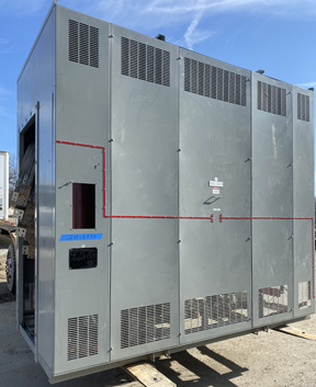 2500/3333 KVA, Pri 4160 D, Sec 480Y/277, 1997, GE, CAST COIL, COPPER, INDOOR:1