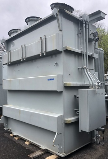 7500/10500 KVA, Pri 115000 D, Sec 4160Y/2400, GENERAL ELECTRIC, ALUMINUM