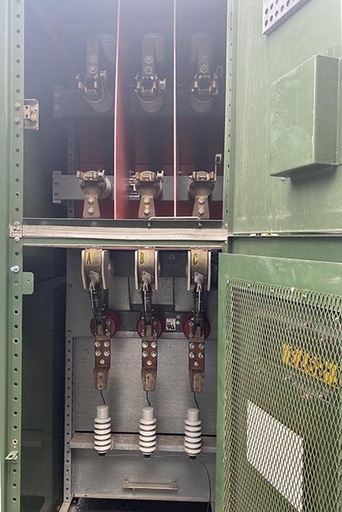 600 Amp, ABB, MINI-RUPTER, 15000 V., CAT. #PP-S458, OUTDOOR, FUSED: 1