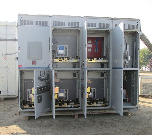 2000 Amp, WESTINGHOUSE VCPW INDOOR LINE-UP, 1 X MAIN, 4 X FEEDERS, 1 X FUTURE