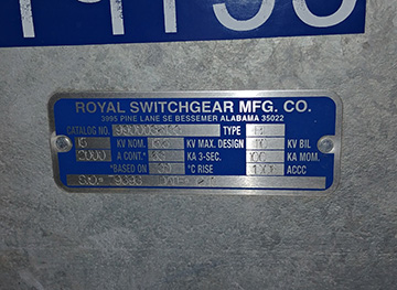 2000 Amp, ROYAL, No. BT, 15000 V, 2019, BYPASS HOOKSTICK SWITCH