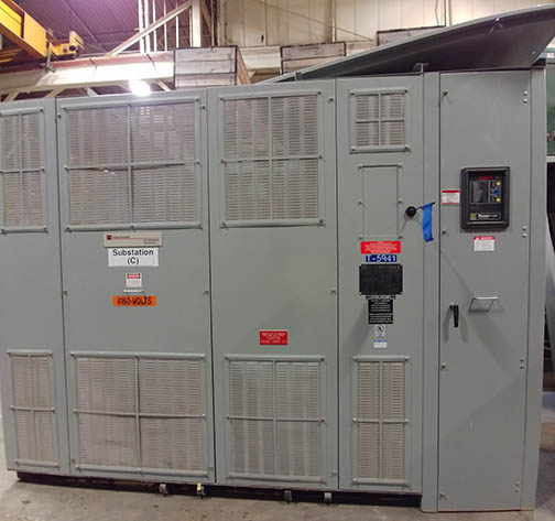 2000/2300 KVA, Pri 4160 D, Sec 480Y/277, 2003, CUTLER-HAMMER, INDOOR, COPPER:1
