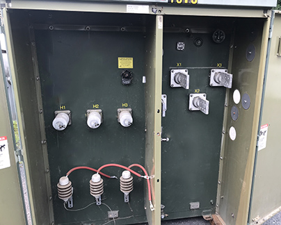 1000 KVA, Pri 13200 D, Sec 208Y/120, 2004, ABB, LIVE FRONT, RADIAL FEED:1