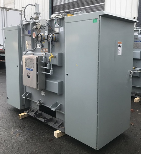 500/560 KVA, Pri 4160 D, Sec 480Y/277, GE PROLEC, COPPER, UNUSED