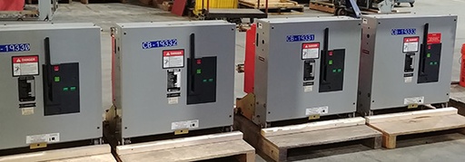 1200 Amp, SQUARE D, MASTERCLAD, 4760 V., SWITCHGEAR LINE-UP