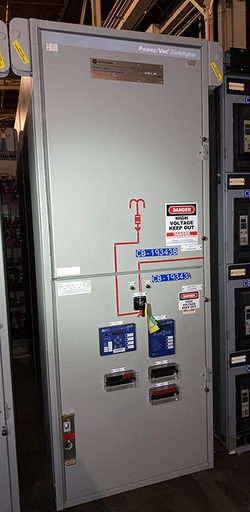 1200 Amp, POWELL, POWER VAC, 4160 V., 2 HIGH, INDOOR HOUSED SWITCHGEAR LINEUP