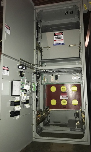 1200 Amp, POWELL, POWER VAC, 4160 V., 2 HIGH, INDOOR HOUSED SWITCHGEAR LINEUP