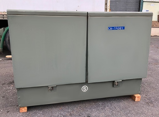 600 Amp, COOPER, R-VAC 9, 15KV, 1995, 2Q9213306, PADMOUNT OIL SWITCH:1, 2IN 2OUT