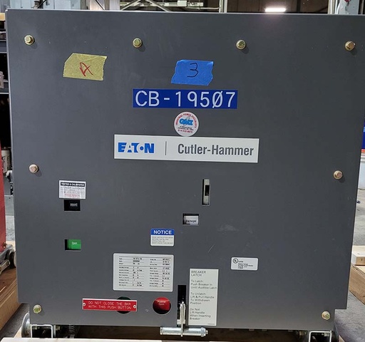 2000 Amp, CUTLER HAMMER, 150 VCP-W 750, 15 KV, 2011, UL LISTED;