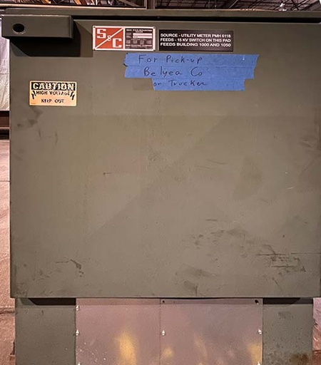 600 Amp, S & C, PMH-3, 14400 V. PADMOUNTED SWITCH