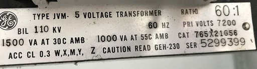 600 Amp, S & C, No. MS-2, 15500 V, OUTDOOR INTERRUPT SWITCH