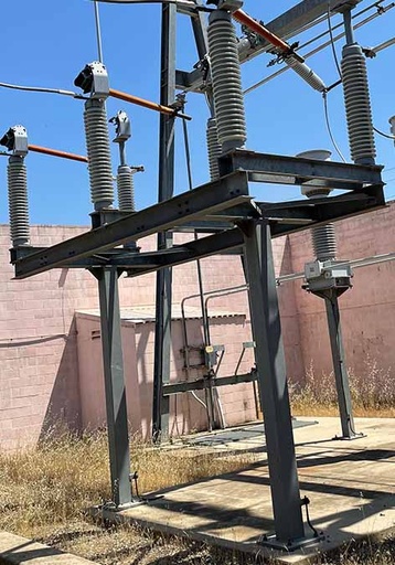 80 Amp, 115000 V, PASCOR STRUCTURE WITH FUSES