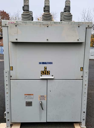 3000 Amp, ABB, No. RMAG, 15000 V., 48 VDC CLOSE & TRIP OUTDOOR BREAKER