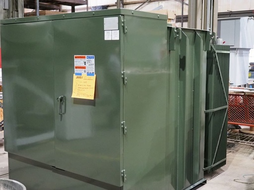 3000 KVA, Pri 13800D, 480Y/277, DF/LF HOWARD INDUSTRIES PADMOUNT TRANSFORMER