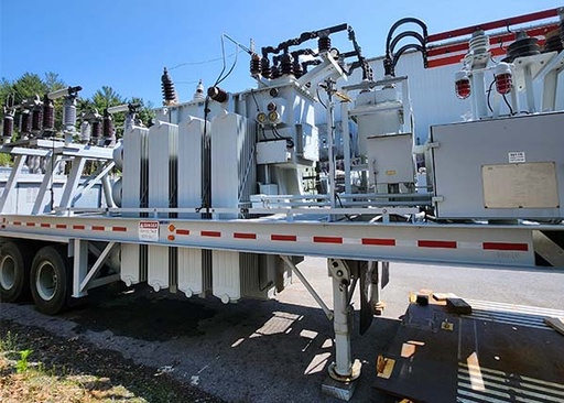 7500 KVA, Pri 34400 D, Sec 2400/4160Y, MOLONEY MOBILE SUBSTATION