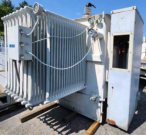 2850 KVA, Pri 34500 D, Sec 4160 Y, CUTLER HAMMER SUBSTATION TRANSFORMER