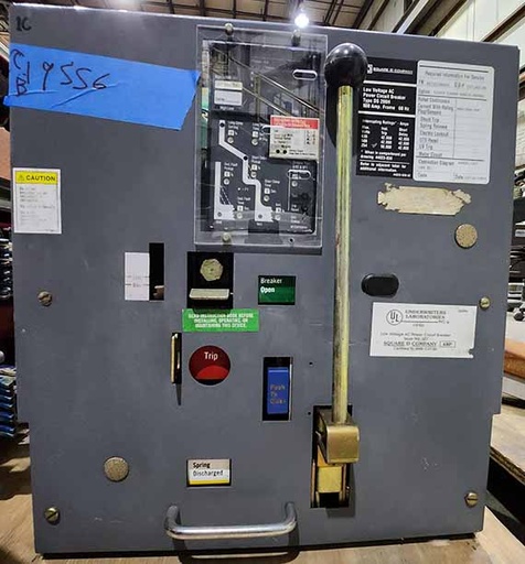 800 Amp, SQUARE D, DS 206H, 480 V., AC POWER CIRCUIT BREAKER