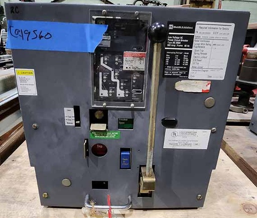 800 Amp, SQUARE D, DS 206H, 480 V., AC POWER CIRCUIT BREAKER