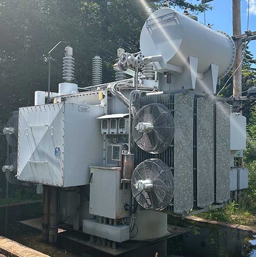 12/16 MVA, Pri 34500 Y, Sec 13800 D, NATIONAL INDUSTRI SUBSTATION TRANSFORMER
