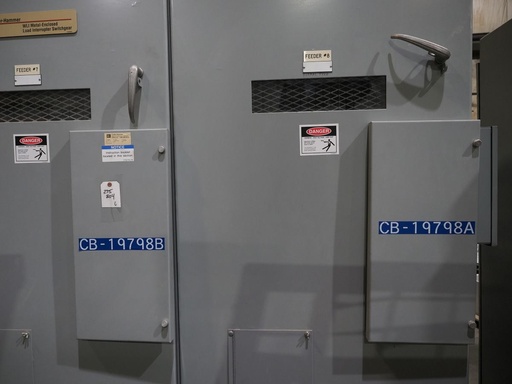 600 Amp, CUTLER HAMMER, No. WLI, 15000 V., Alternate Preferred Load Break Switch