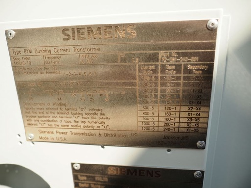 1200 Amp, SIEMENS, No. SPS-72.5-20-1, 72500 V., 1999, 125VDC C+T, FA2.20 Mech