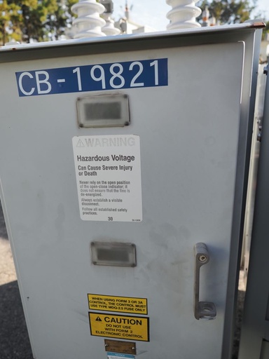 800 Amp, COOPER/KYLE, No. VSA-12, 15000 V., 1995, RECLOSER