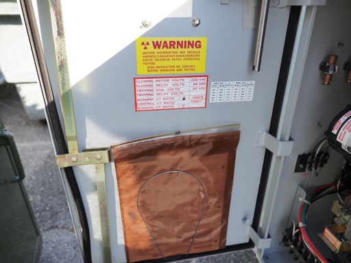 800 Amp, COOPER/KYLE, No. VSA-12, 15000 V., 1995, RECLOSER