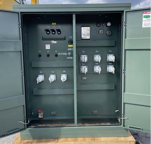 2550 KVA, Pri 13200 D, Sec 4160 Y, DB ELECTRIC PADMOUNT TRANSFORMER