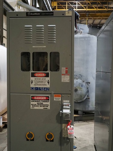600 Amp, GENERAL ELECTRIC, No. BREAKMASTER, 15000 V., 2012, Indoor, Non-fused