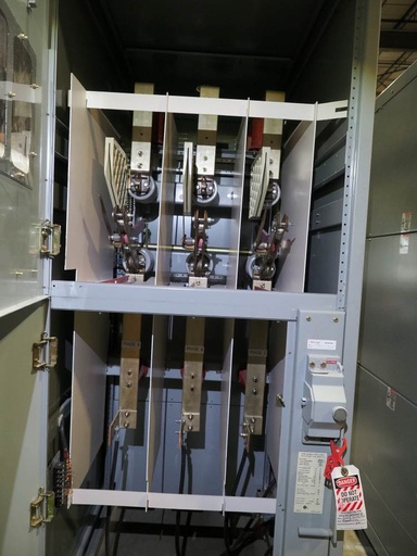 600 Amp, GENERAL ELECTRIC, No. BREAKMASTER, 15000 V., 2012, Indoor, Non-fused