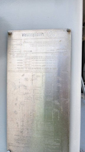 25/41.6MVA, Pri 230000 Y, Sec 13800Y x 4160Y WESTINGHOUSE SUBSTATION TRANSFORMER