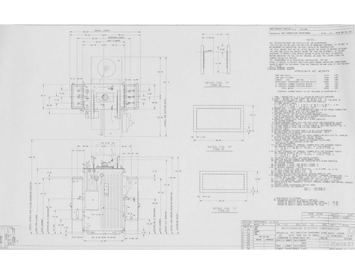 5000/6250 KVA 13800D 4160Y/2400, Westinghouse