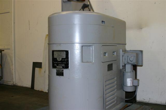 1/4 x 3 3/4 , Reed, No. A-22, Infeed and thru-feel vertical thread rolling machine: 3- roll design - 1950s