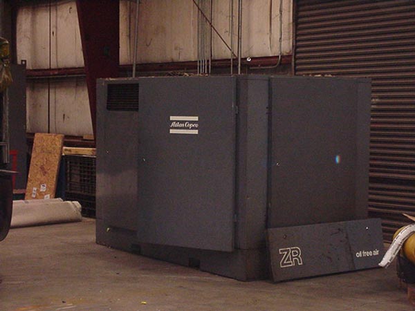 Atlas-Copco No. ZR-4B ,300HP, Oil Free type, 1990's