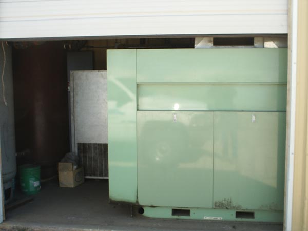 Sullair No. LS-20-100 ,825 CFM, Rotary Screw w/refrigeration air cooler, New 1998