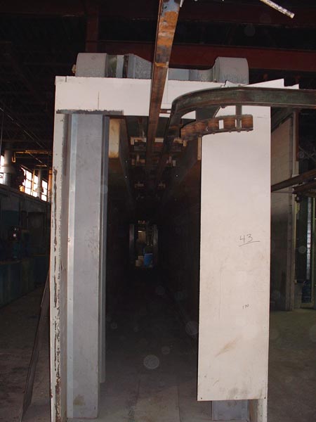 4-Stage,In-line,D/O ovn,30'Wx60 H,gas htd stgs,Gas Ov,Steel Construct,PVC Plmbng,New '93