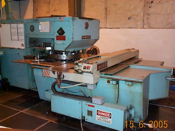 25Ton,Wiedemann,S-2540,Fanuc PO-C,Turrent,40 Thrt,1/4 ga 38 x 38 sht,24 pos tur,600ipm,'80s