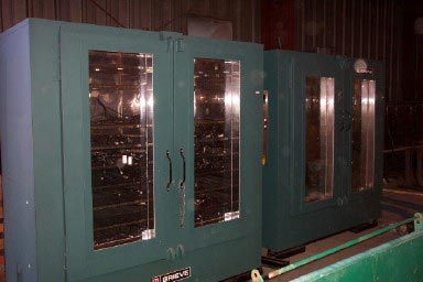 36 W x 60 H x 36 D,Lydon N,#4157L-3-T8, Elect walk-in ov,800F,65KW,Recir/exhaust blwrs,80s