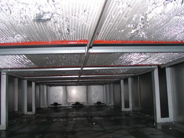 84 W. x 41 H. x 240 L.,,Gehnirch,In-line,Gas Convect,500F,recirc,for vert spdl line,1997