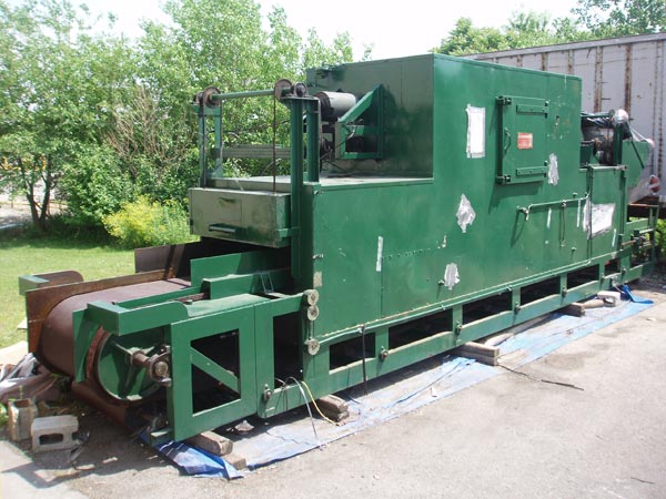 Grieve, Flt Blt, Pass Thru,1000F,30 Wx10 o/belt,20'L Ht Chmbr,Vari spd,mesh blt,1965