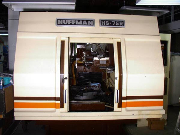Huffman,No. 75 RS,5-CNC Cntrld,7 Ax,3 Max Cap,8 whls,loads of tooling & special features,'90