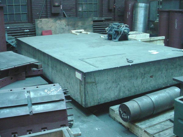 Surface Plate, Rahn, 10'x14' Black-Grey Granite Inspection Plate-20 thick,1970s