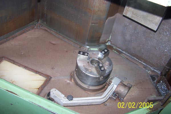 Hitachi, Hi-Tech,Fanuc 10T CNC,20 ,10 /20 ,10 Chk cap,24 Shft,2.5 Bar cap,3600RPM,25HP