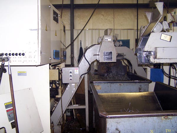 Hitachi-Seiki Hi-Tech Turn 20, Fanuc 10-TF, 8 Chk, 2 1/2 , 18 Dia swing x 10 Z, 3600 RPM, 15 HP, 1-3/4 Bar cap, Chip, A2-6 spindle taper - New 1986