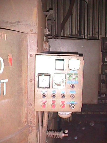 No. 1A Series M, Wheelabrator, Rotary Blast Mach., 72 D RT w/6 24 Tbls (2),15HP Blst Whls,1970s