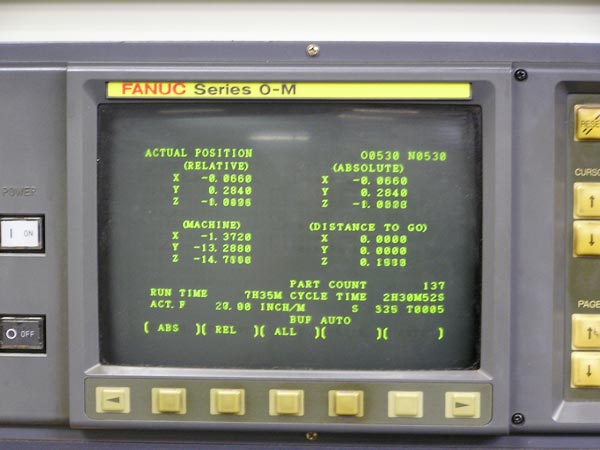 22 X, 16 Y, 18 Z, Daewoo ACE-35, Pallet Shttl,7000 RPM, 16 pos ATC, 7.5HP,Fanuc OM,1997