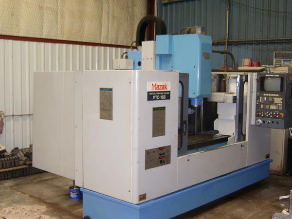 44 X, 16 Y, 20 Z, Mazak VTC-16B, VMC-3Ax,15HP,24 Pos ATC,M-32B CNC,7000 RPM, 1995