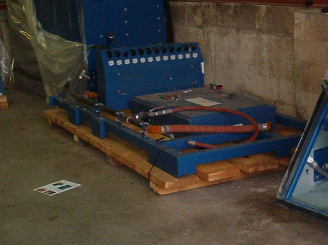 Nordson,512R,PwdrBth,2x4part,6000CFM,Side Drft des.,inline,12OAL,'90s